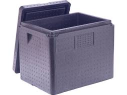 Термоконтейнер изотермический с крышкой, 400х298х340 мм, 21 л