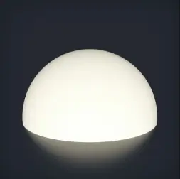 Полусфера Como 1000 мм с подсветкой Подсветка: RGB/W, ландшафтное крепление