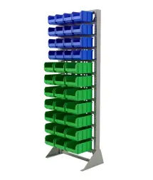 Стойка Стелла-техник односторонняя D1-00-04-07 с ящиками, 2020х735 мм