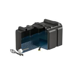 Бак пластиковый для летнего душа Полимер-Групп R 200 л с подогревом, черный [DR200S112]