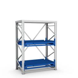 Стеллаж для тяжелых грузов 1500х820х2000 2 уровня 1673.107