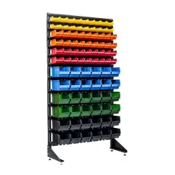 Стеллаж с пластиковыми ящиками 1801-2/4/6 CH-Kombo