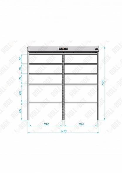 Роллетный шкаф ROLL-BOX SIMPLE Plus 24.05.44.V2-1