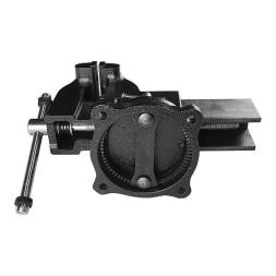 Тиски чугунные поворотные с наковальней «БОР» 200мм BERGER