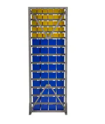 Стойка Стелла-техник односторонняя D1-05-09-00 с ящиками, 2020х735 мм