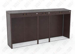 Шкаф уличный ROLL‑BOX VILLAGE ROOF XL-3