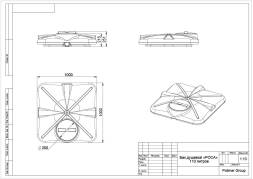 Бак пластиковый для летнего душа РОСА, 110 л, черный [DRS110S1]