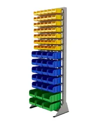 Стойка Стелла-техник односторонняя D1-07-05-02 с ящиками, 2020х735 мм