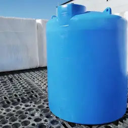 Емкость TOR 5000л под плотность до 1.5 г/см3 с откидной крышкой синяя