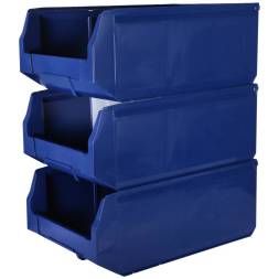 Складской лоток для метизов, мелочей и деталей Logic Store®, 500х300х200 мм, синий [12.406]