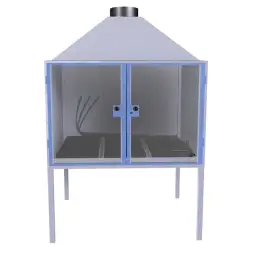 Шкаф для аккумуляторов ШМА-05-02 800x660x1300 мм Синий