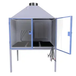 Шкаф для аккумуляторов ШМА-05-02 800x660x1300 мм Синий