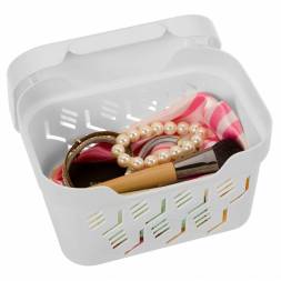 Ящик с крышкой универсальный Deluxe, 1,9л, светло-серый