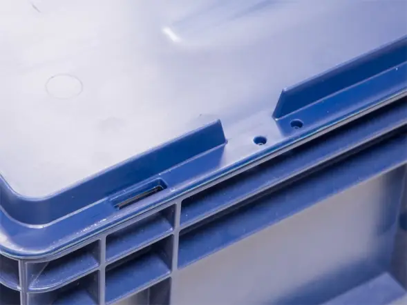 Крышка для пластикового евроконтейнера KLT, 600х400 мм, синий [501 KLT]