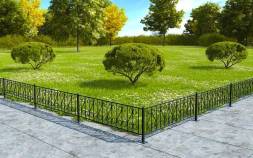 Газонное металлическое ограждение ГО-15, 1 пог. м.
