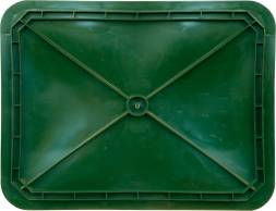 Ящик пластиковый сплошной, 430х330х110 мм, синий [405]