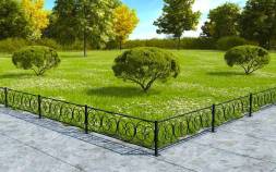 Газонное металлическое ограждение ГО-18, 1 пог. м.