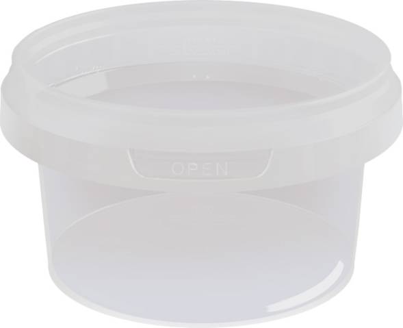 Контейнер пластиковый круглый, 200мл