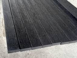 Доска пластиковая 30х90х3000 черная