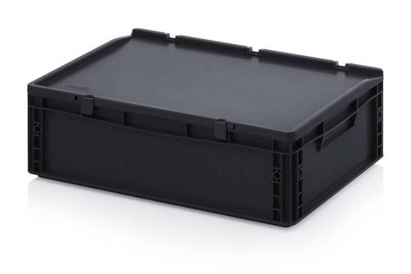 Евроконтейнер пластиковый ESD ED 64/17 HG, 60x40x18,5 см