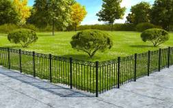 Пешеходное металлическое ограждение ПО-23, 1 пог. м.