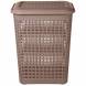 Корзина для белья 50л, коричневый