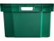 Ящик пластиковый сплошной, 600х400х250 мм, зеленый [125-2]