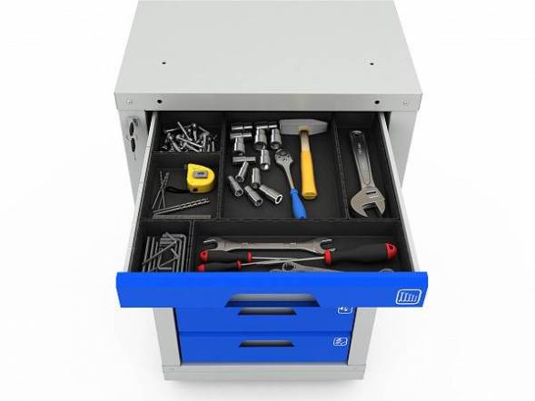 Тумба для инструментов мобильная ДВК WOKER PRO 04 M