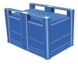 Большой пластиковый контейнер Type 800, сплошной USDA