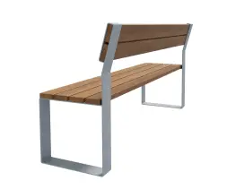 Скамейка стальная «Идиллия» без подлокотников