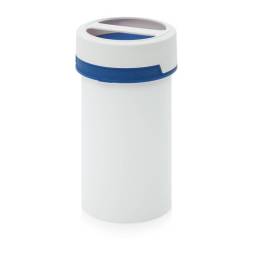 Банка с ручкой 2 л с внутренней крышкой, синяя