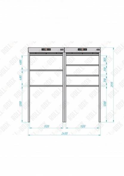 Роллетный шкаф ROLL-BOX SIMPLE Plus 24.08.23.V2-2