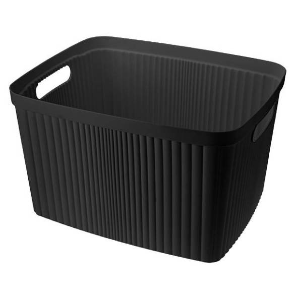 Корзина для белья Velvet, 35л, черный