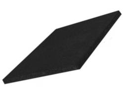 Плитка резиновая Таргет 1000 х 1000 х 40 черная