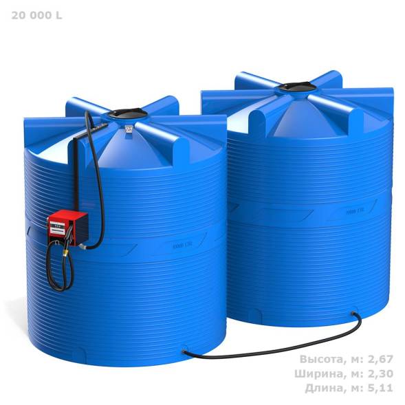 Мини АЗС V 20000 Китай Премиум JYB60 - раздаточная колонка со счетчиком