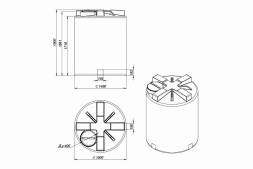 Емкость T 3000 л
