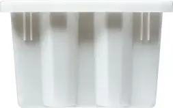 Ящик сплошной пластиковый, 600x300x195 мм, 27 л, белый [417 м]