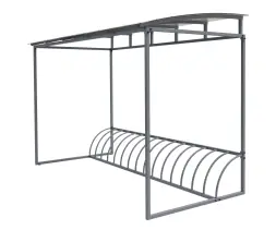 Велопарковка с навесом Velo-9 15 мест (3340 мм)