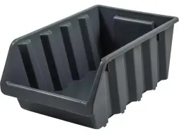 Ящик пластиковый вкладываемый 375х225х160 мм, черный