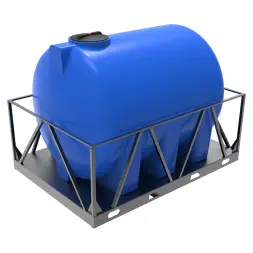 Емкость H 5000л синяя в обрешетке