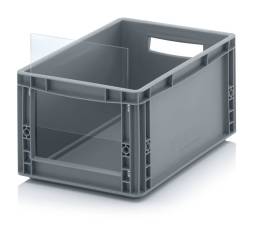 Евроконтейнер пластиковый без передней стенки в евроформате SLK ES SLK ES 43/22 40x30x22 см