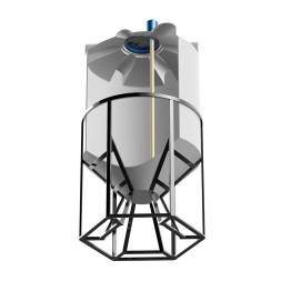 Емкость K 1000 литров с пропеллерной мешалкой