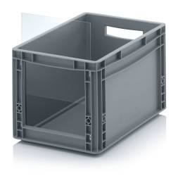 Евроконтейнер пластиковый без передней стенки в евроформате SLK ES SLK ES 43/27 40x30x27 см