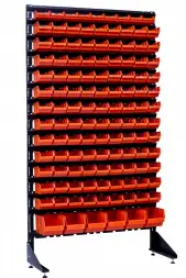 Стеллаж с пластиковыми ящиками 1801-1/12/1 K