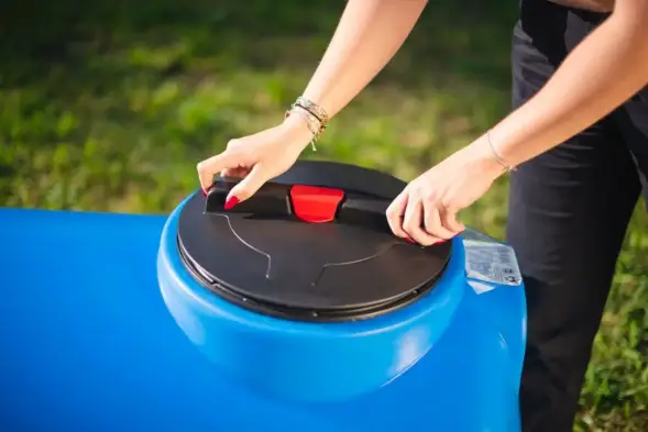 Емкость H 500л под плотность до 1.5 г/см3 синяя