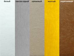 Брус квадратный пластиковый 120х120х2000 светлый