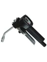 GREASTER - Пистолет для смазки со счетч. oz/lb, (жесткий носик, Z-шарнир), 1/4&quot; NPT