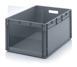 Евроконтейнер пластиковый без передней стенки в евроформате SLK ES SLK ES 86/42 80x60x42 см