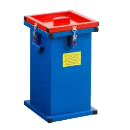 Контейнер герметичный специализированный вертикальный для битых ламп и термометров ГСК 1550, 1550х450х450 мм