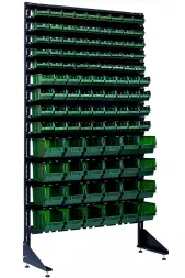 Стеллаж с пластиковыми ящиками 1801-5/4/4 Z